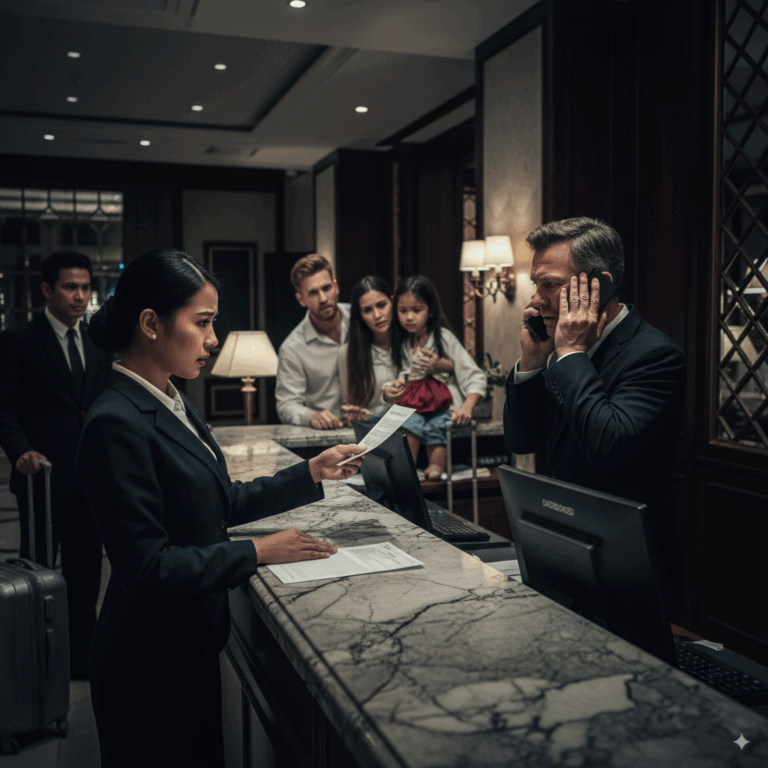 “Walk-in” คือลูกค้าที่รัก “Walking the Guest” คือหายนะที่พนักงานโรงแรมต้องร้องไห้